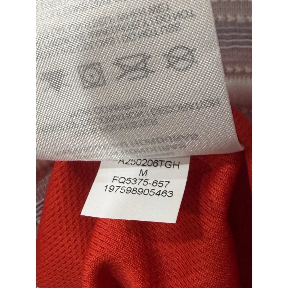 Jordan Stock Overtime Basketball Game Short Red White FQ5375-657 Mens M NWT